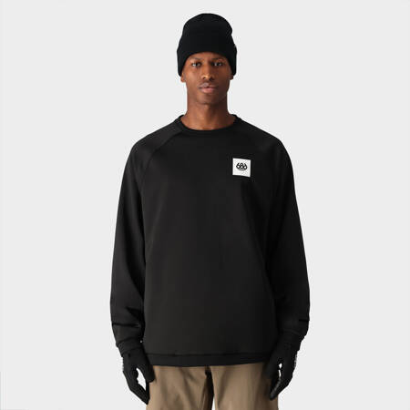 686 Bonded Fleece Crew (black) snow hoody