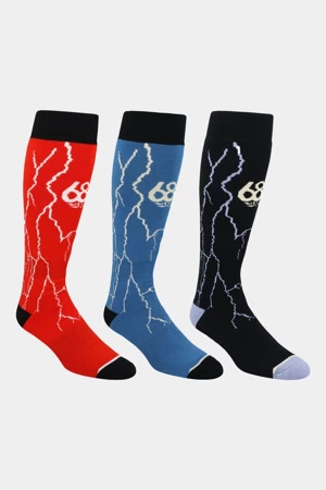 686 Storm Sock 3-Pack snowboard socks