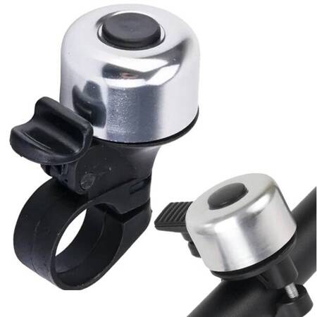 Bike bell ROMET mini silver