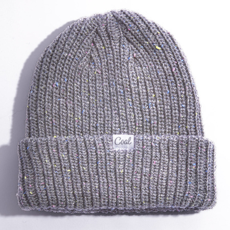 COAL The Edith Rainbow Speckle Knit (heather grey) beanie