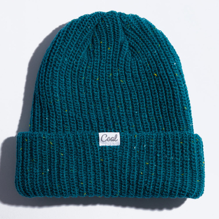 COAL The Edith Rainbow Speckle Knit (teal) beanie