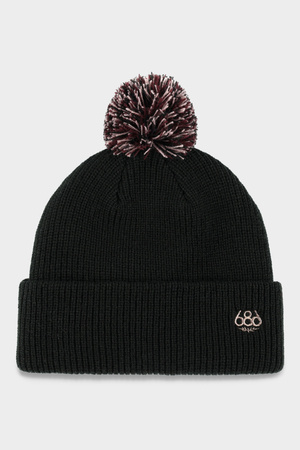 Mix Pom Beanie (black) beanie