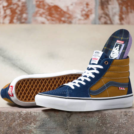 VANS Skate Sk8 Hi Reynolds (navy/golden brown) shoes