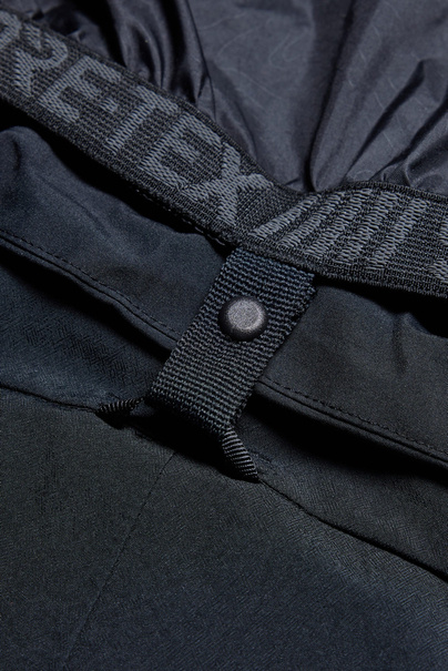 686 Black Magic Bib (black geo jacquard) snowboard pants