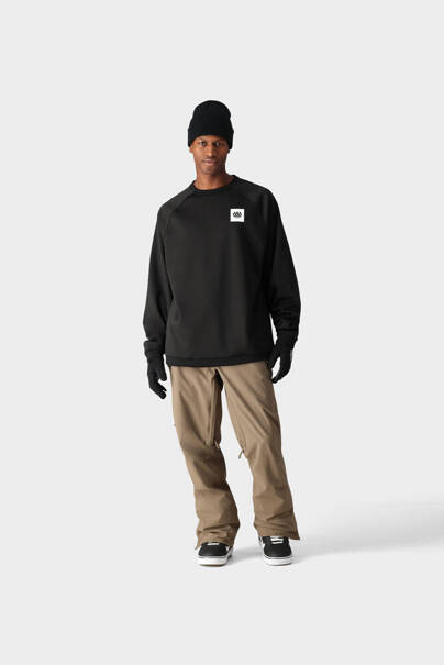 686 Bonded Fleece Crew (black) snow hoody