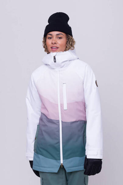 686 Dream Insulated Jacket (white dusty mtn sunset)