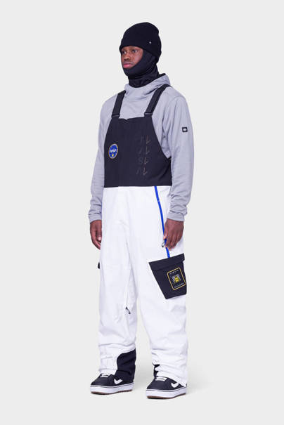 686 Exploration Bib (nasa white black)