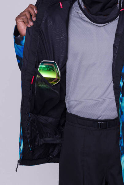 686 Foundation (blue slush nebula) snowboard jacket