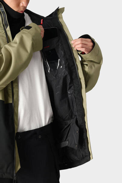 686 Foundation (sage colorblock) snowboard jacket