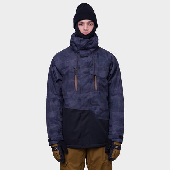 686 Geo Insulated Jacket (black camo colorblock)