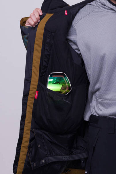 686 Geo Insulated Jacket (breen nebula colorblock)