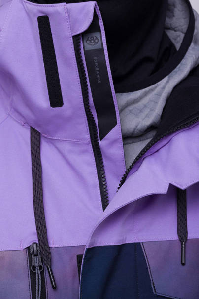 686 Geo Insulated Jacket (violet colorblock)