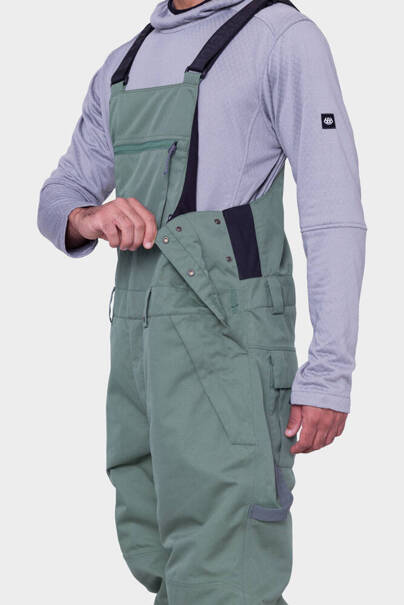 686 Hot Lap Insulated Bib (cypress green)