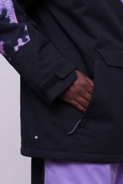 686 Renewal Insulated Anorak (black violet nebula)