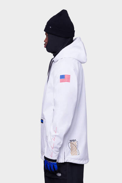 686 Wateproof Hoody (nasa white) snow pullover