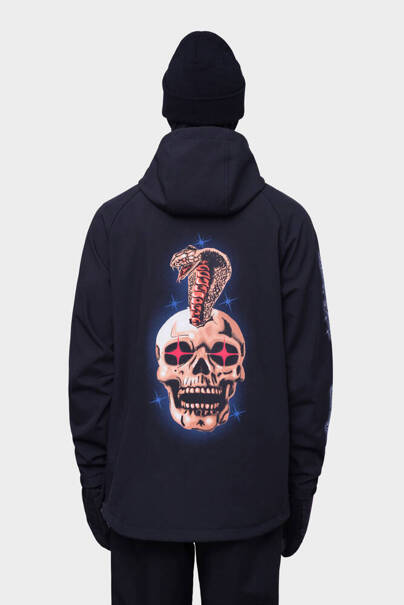 686 Wateproof Hoody (samborighini black) snow pullover