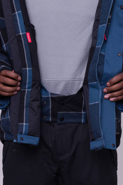 686 Woodland Jacket (orion blue plaid) jacket