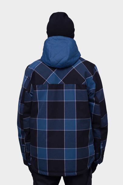 686 Woodland Jacket (orion blue plaid) jacket