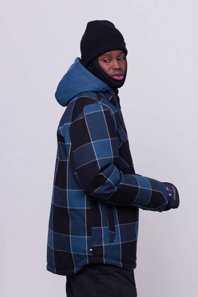 686 Woodland Jacket (orion blue plaid) jacket