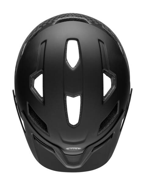 BELL Sidetrack (wavy checks matte black) kids helmet