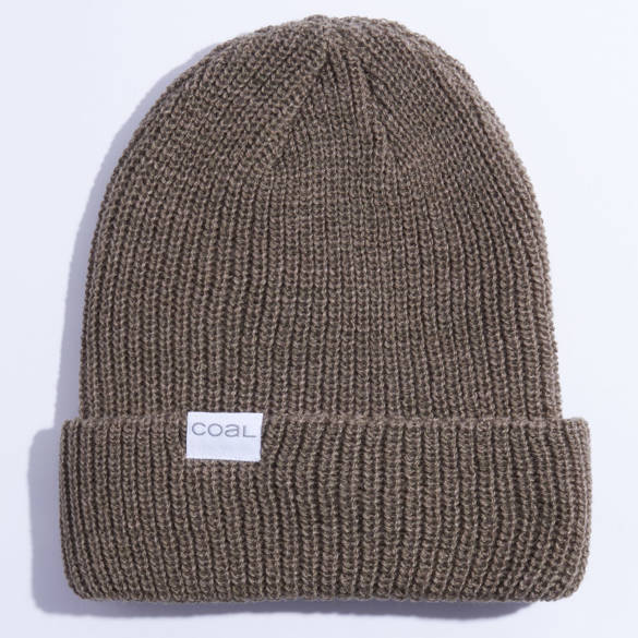 COAL The Stanley Soft Knit Cuff (dirt brown) beanie