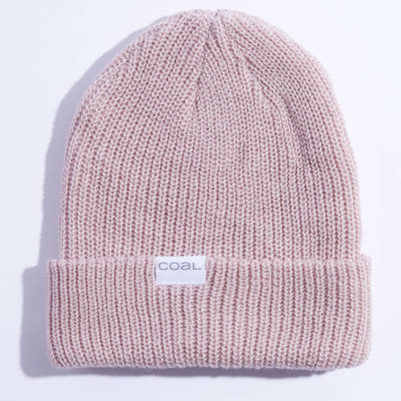 COAL The Stanley Soft Knit Cuff (dusty rose) beanie