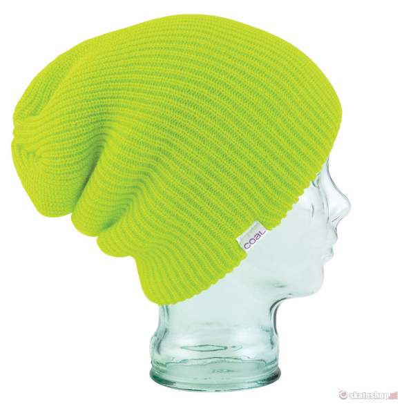 COAL The Super Slouch (fluorescent green) beanie