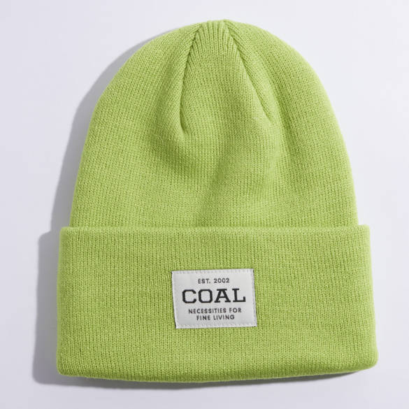 COAL The Uniform (acid green) beanie