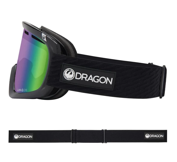 Gogle DRAGON D1 OTG  Icon Green + amber