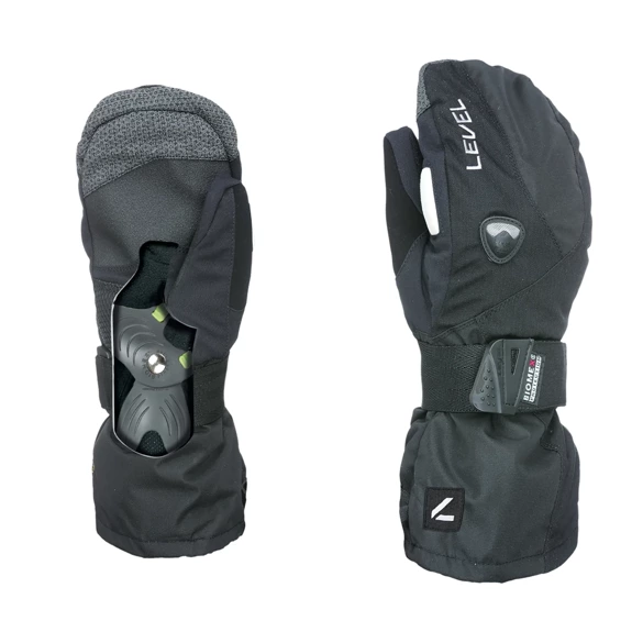 LEVEL FLY Mitt (black) snowboard gloves