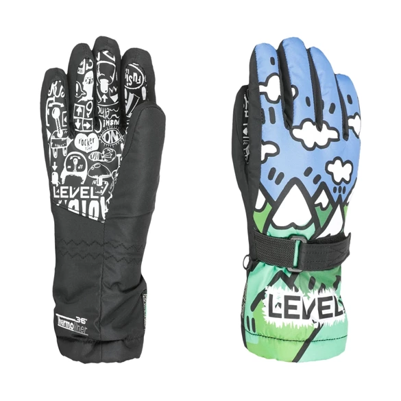 LEVEL Junior JR (ninja green) snowboard gloves