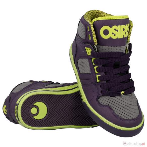 OSIRIS shoes NYC 83 Vulc (purple/lime/chrome)