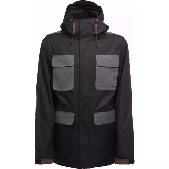 SESSIONS Airborne (black) snowboard jacket