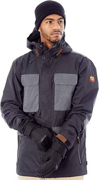 SESSIONS Airborne (black) snowboard jacket