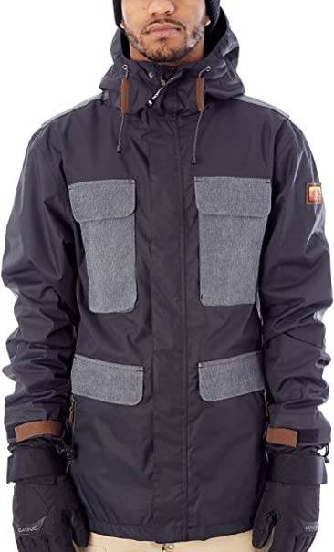 SESSIONS Airborne (black) snowboard jacket