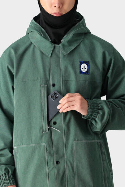 Snowboard Jacket 686  Dojo Shell (forest green denin)