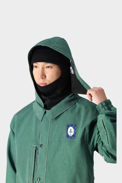 Snowboard Jacket 686  Dojo Shell (forest green denin)