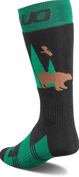 ThirtyTwo  Double Sock (black/green) snowboard socks