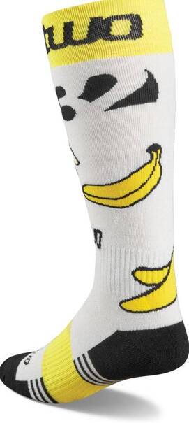 ThirtyTwo Double Sock (yellow/white) snowboard socks