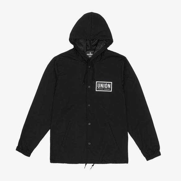 UNION Hooded Coaches Jacket '22 (black)