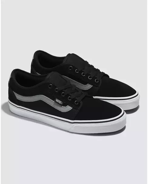 VANS Chukka Low Sidestripe (black/grey/white) shoes