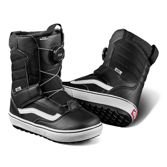 VANS Juvie Linerless (black/white) junior snowboard boots