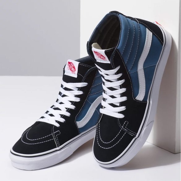 VANS Sk8 Hi (navy) shoes