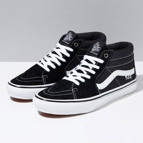 VANS Skate Grosso Mid (black/white) skate shoes