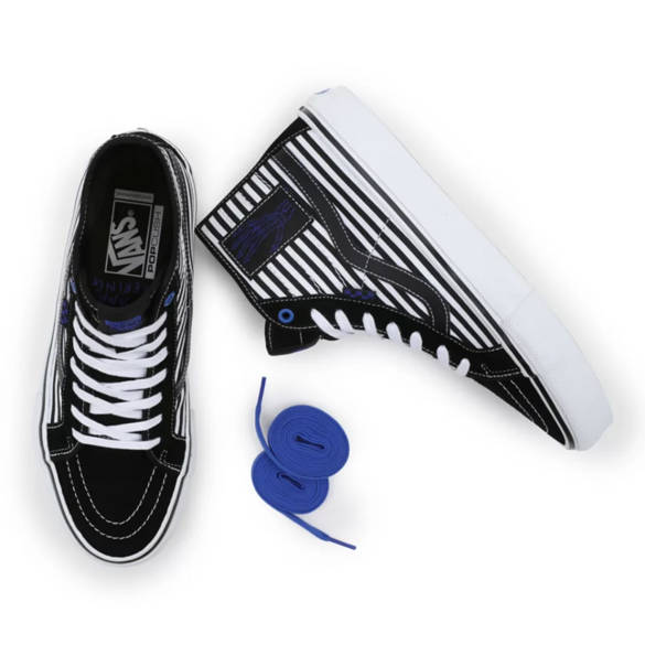 VANS Skate Sk8 Hi Decon X Breana Geering (black/white) skate shoes