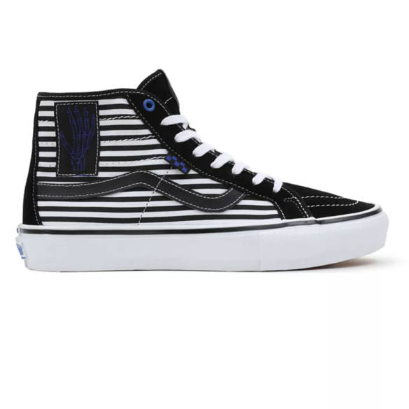 VANS Skate Sk8 Hi Decon X Breana Geering (black/white) skate shoes