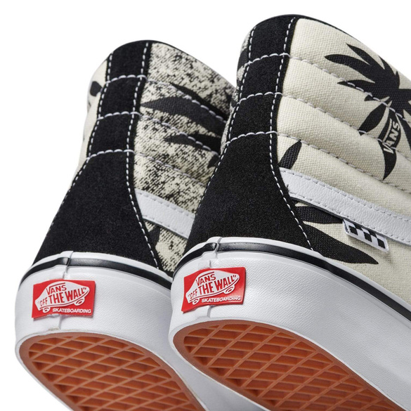 VANS Skate Sk8 Hi Reissue (Grosso '84 black palms) skate shoes