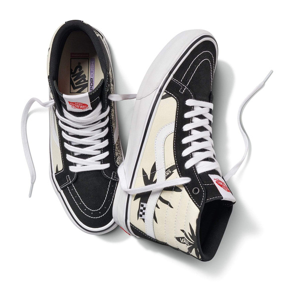 VANS Skate Sk8 Hi Reissue (Grosso '84 black palms) skate shoes