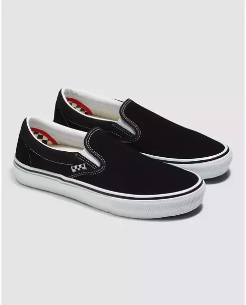 VANS Skate Slip On (black/white) skate shoes