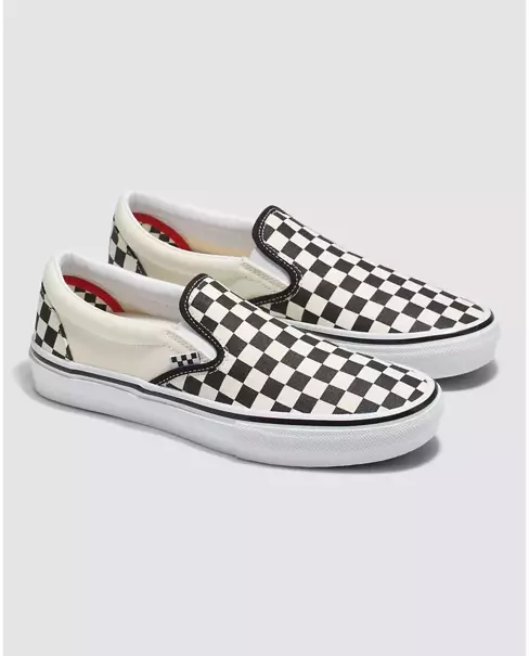 VANS Skate Slip On (checkerboard black/off white) skate shoes